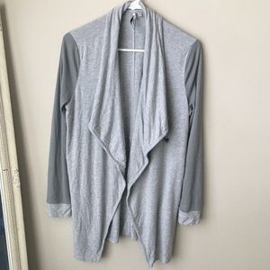 Calvin Klein Jeans grey open sweater